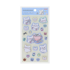 Japan Sanrio Puffy Sticker - Hanamaruobake : Sweet Reward Blue