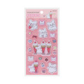 Japan Sanrio Puffy Sticker - Hanamaruobake : Sweet Reward Pink - 1
