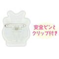 Japan Sanrio Acrylic Badge - Kuromi : Donut - 2