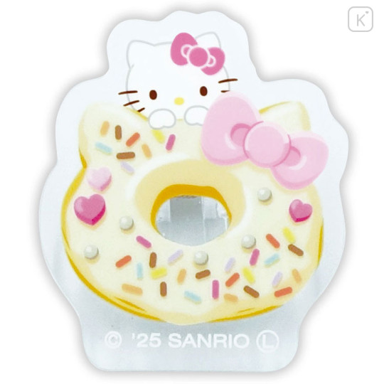 Japan Sanrio Acrylic Badge - Hello Kitty : Donut - 1