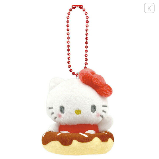 Japan Sanrio Mascot Holder - Hello Kitty : Donut - 1