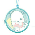 Japan Sanrio Mini Round Accessory Pouch - Pochacco : Sleepy - 1