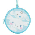 Japan Sanrio Mini Round Accessory Pouch - Cinnamoroll : Peek - 1