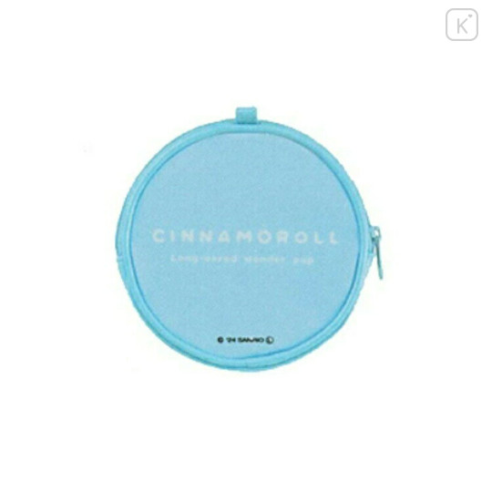 Japan Sanrio Mini Round Accessory Pouch - Cinnamoroll : Peek - 2