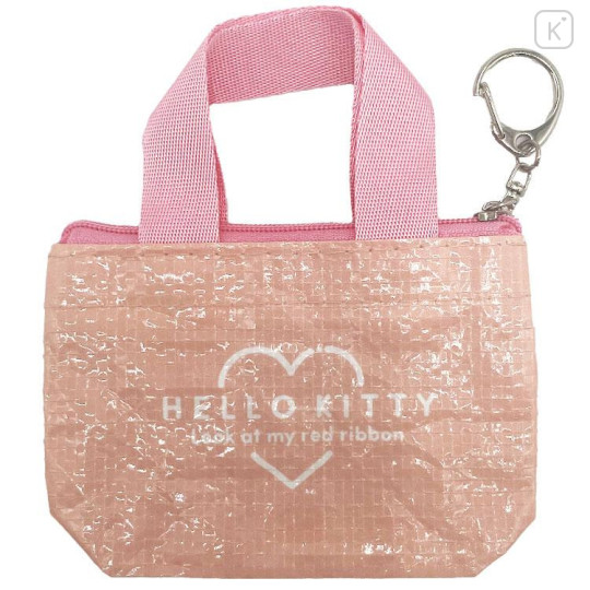 Japan Sanrio Mini Pouch - Hello Kitty : Sleepy Tote Bag Style - 2