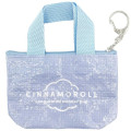 Japan Sanrio Mini Pouch - Cinnamoroll : Sleepy Tote Bag Style - 2