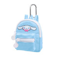 Japan Sanrio Mini Pouch with Carabiner - Cinnamoroll : Backpack Style Blue - 1