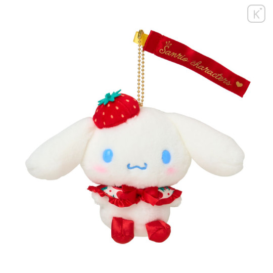 Japan Sanrio Original Mascot Holder - Cinnamoroll : Strawberry Newspaper 50th Anniversary - 1