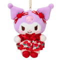 Japan Sanrio Original Mascot Holder - Kuromi : Strawberry Newspaper 50th Anniversary - 3