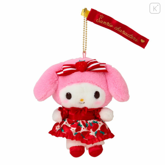 Japan Sanrio Original Mascot Holder - My Melody : Strawberry Newspaper 50th Anniversary - 1