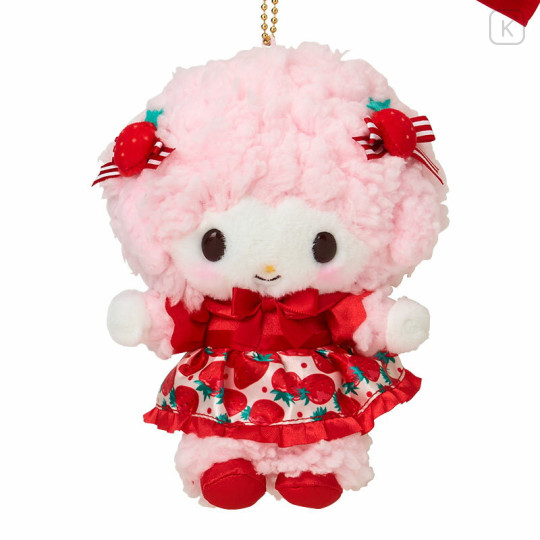 Japan Sanrio Original Mascot Holder - My Sweet Piano : Strawberry Newspaper 50th Anniversary - 3