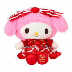 Japan Sanrio Original Plush Toy - My Melody : Strawberry Newspaper 50th Anniversary