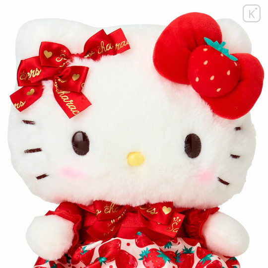 Japan Sanrio Original Plush Toy - Hello Kitty : Strawberry Newspaper 50th Anniversary - 3