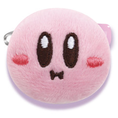 Japan Kirby Plush Badge - Kirby : Face Hovering