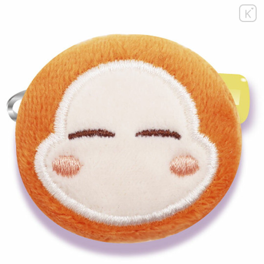 Japan Kirby Plush Badge - Waddle Dee : Face Sleeping - 1