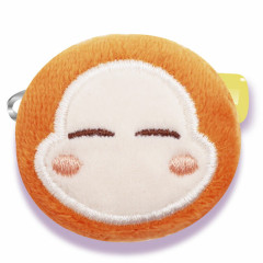 Japan Kirby Plush Badge - Waddle Dee : Face Sleeping