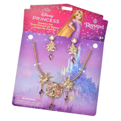 Japan Disney Store Kids Necklace & Clip-on Earrings - Rapunzel : Face