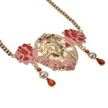 Japan Disney Store Kids Necklace & Clip-on Earrings - Beauty and the Beast : Face - 4