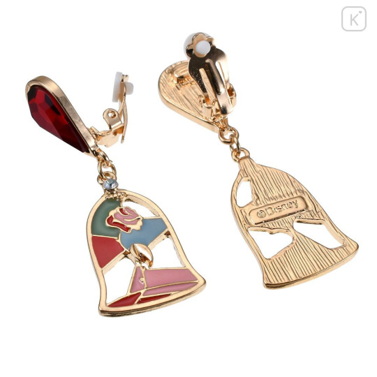 Japan Disney Store Kids Necklace & Clip-on Earrings - Beauty and the Beast : Face - 5