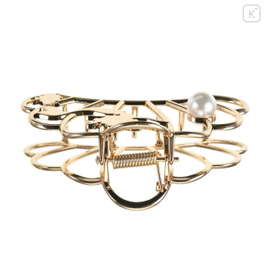 Japan Disney Store Gold Hair Claw Clip - Princess Ariel : Pearl - 4