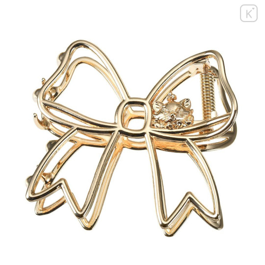 Japan Disney Store Gold Hair Claw Clip - Marie : Ribbon - 1