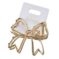 Japan Disney Store Gold Hair Claw Clip - Marie : Ribbon - 2