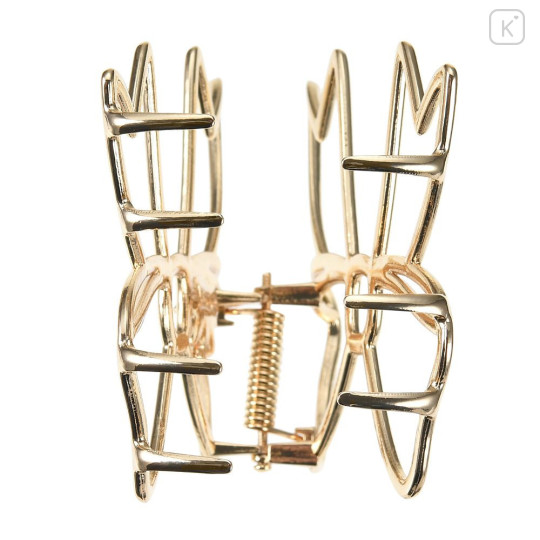 Japan Disney Store Gold Hair Claw Clip - Marie : Ribbon - 5