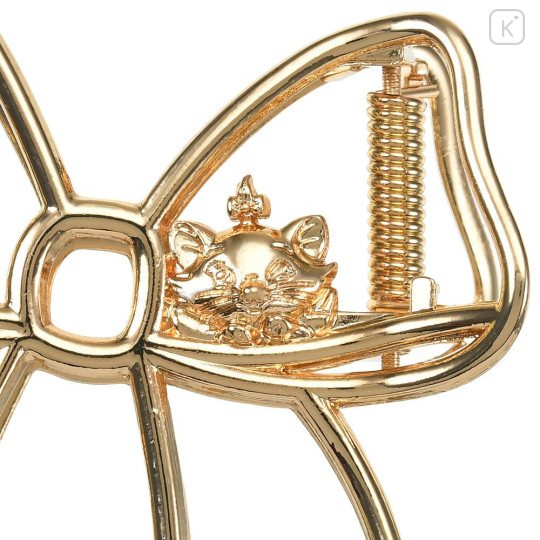 Japan Disney Store Gold Hair Claw Clip - Marie : Ribbon - 6