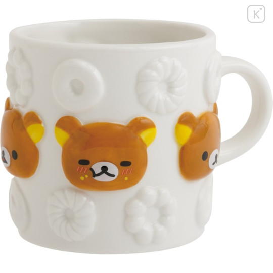 Japan San-X Ceramic Mug - Rilakkuma : Mister Donut - 1