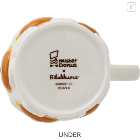 Japan San-X Ceramic Mug - Rilakkuma : Mister Donut - 3