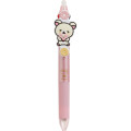 Japan San-X FriXion Ball 3 Slim Color Multi Erasable Gel Pen - Korilakkuma : Mister Donut Metallic Pink - 2