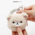Japan San-X Mascot Mini Pouch with Carabiner - Korilakkuma : Fluffy Face - 5