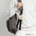 Japan San-X Mascot Mini Pouch with Carabiner - Korilakkuma : Fluffy Face - 6
