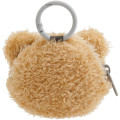 Japan San-X Mascot Mini Pouch with Carabiner - Rilakkuma : Fluffy Face - 3
