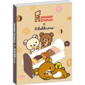 Japan San-X A6 Notepad - Rilakkuma : Mister Donut Friends - 1