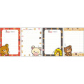 Japan San-X A6 Notepad - Rilakkuma : Mister Donut Friends - 2