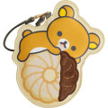 Japan San-X Pass Case Card Holder - Rilakkuma : Mister Donut - 1