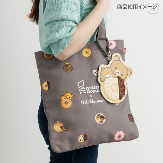 Japan San-X Pass Case Card Holder - Rilakkuma : Mister Donut - 4