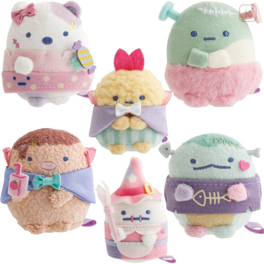 Japan San-X Tenori Plush (SS) Set - Sumikko Gurashi : Halloween Spooky - 1