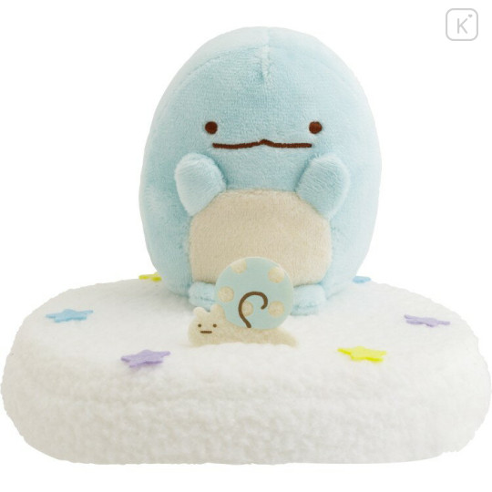 Japan San-X Mascot Smartphone Stand - Sumikko Gurashi : Tokage Plush - 1