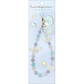 Japan San-X Hand Strap Phone Charm - Sumikko Gurashi : Tokage Sparkling Bead - 1