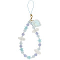 Japan San-X Hand Strap Phone Charm - Sumikko Gurashi : Tokage Sparkling Bead - 2
