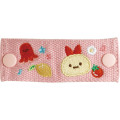 Japan San-X Cord Holder - Sumikko Gurashi : Ebifurai no Shippo Fried Shrimp Tail Embroidered - 2