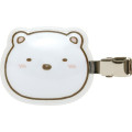 Japan San-X Acrylic Hair Clip Set - Sumikko Gurashi : Shirokuma Puffy - 3