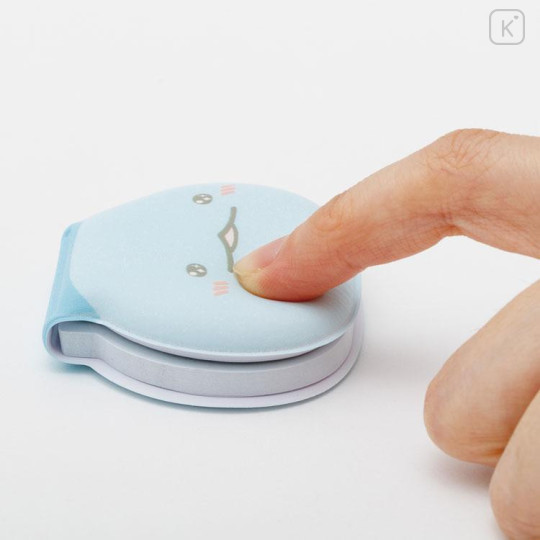 Japan San-X Sticky Notes with Squishy Cover - Sumikko Gurashi : Tokage Blushing - 5