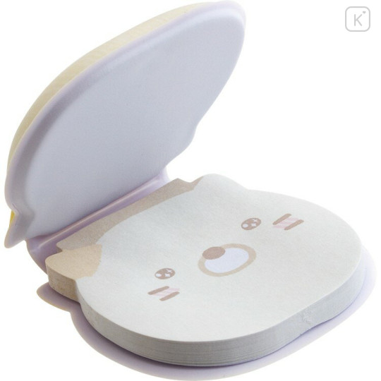 Japan San-X Sticky Notes with Squishy Cover - Sumikko Gurashi : Neko Blushing - 3