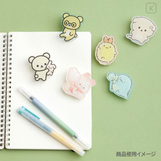 Japan San-X Acrylic Clip - Sumikko Gurashi : Ebifurai no Shippo Fried Shrimp Tail - 4