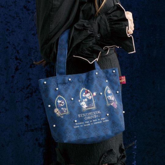 Japan San-X Mini Tote Bag - Sentimental Circus : Grimoire of Eternal Magic and Wishes Navy - 6