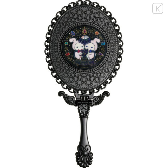 Japan San-X Folding Hand Mirror - Sentimental Circus : Grimoire of Eternal Magic and Wishes Gothic Black - 1