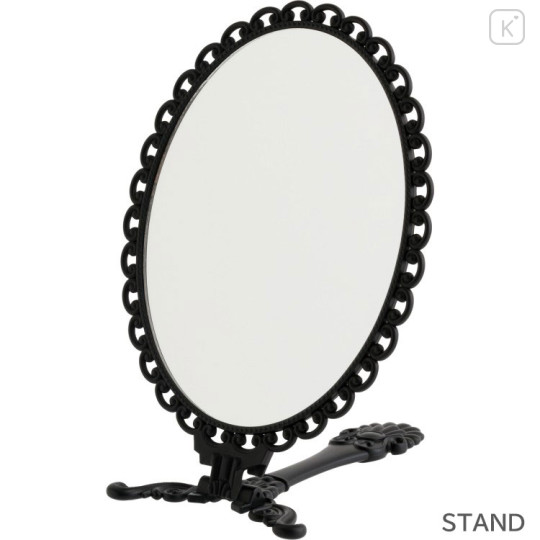 Japan San-X Folding Hand Mirror - Sentimental Circus : Grimoire of Eternal Magic and Wishes Gothic Black - 3